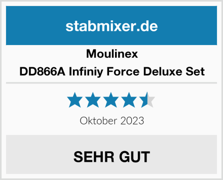 Moulinex DD866A Infiniy Force Deluxe Set Test