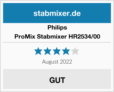 Philips ProMix Stabmixer HR2534/00 Test