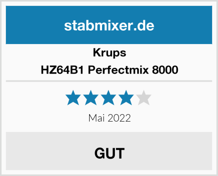 Krups HZ64B1 Perfectmix 8000 Test