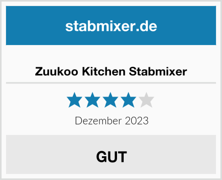  Zuukoo Kitchen Stabmixer Test
