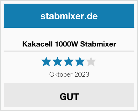  Kakacell 1000W Stabmixer Test