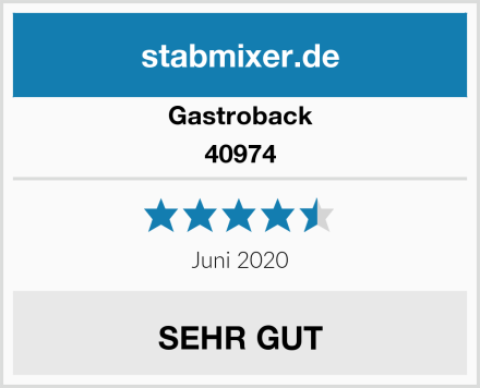 Gastroback 40974 Test